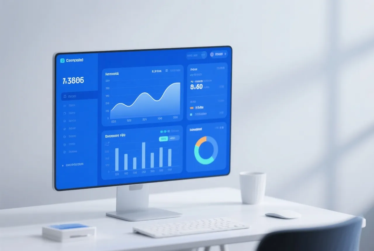 数据仪表盘与开奖信息示意