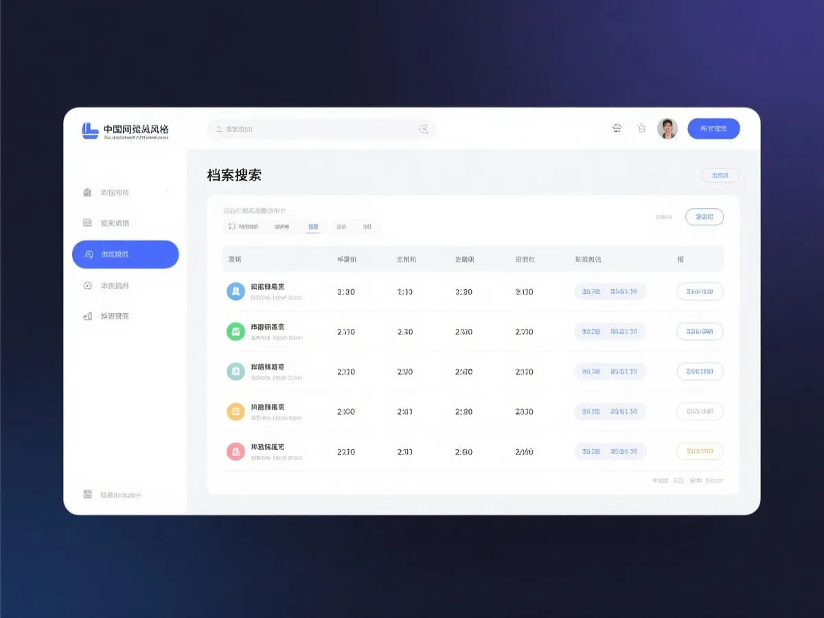 历史开奖记录查询界面示意图
